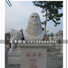 達(dá)芬奇雕塑，學(xué)校石雕，科技館雕塑