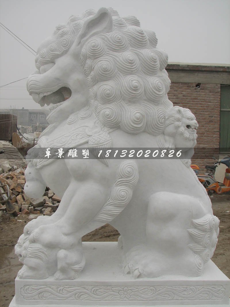 獅子石雕，石頭獅子，曲陽獅子