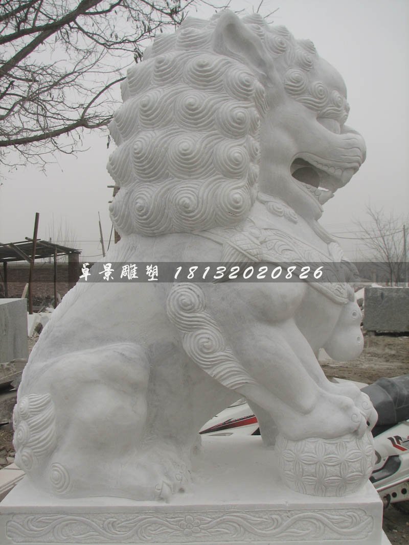 石獅子雕塑石雕獅子曲陽(yáng)石獅子