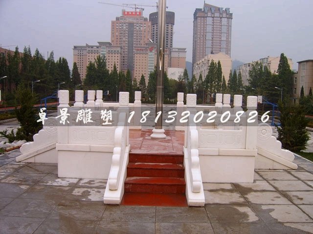 學(xué)校升旗臺(tái)，漢白玉升旗臺(tái)，學(xué)校白玉石升旗臺(tái)