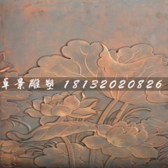 鍛造荷葉雕塑，銅荷葉雕塑