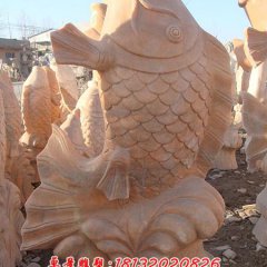 石雕魚，石頭魚石雕