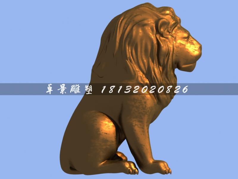 歐式銅獅子，鑄銅獅子雕塑