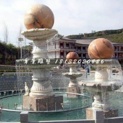 石頭風(fēng)水球，石雕風(fēng)水球雕塑