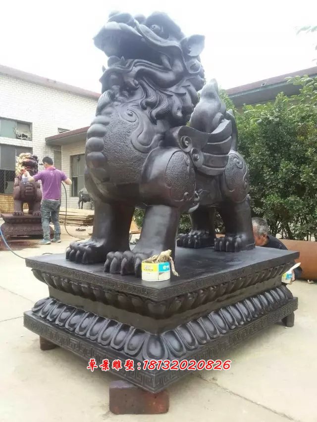 銅麒麟，銅雕麒麟，鑄銅麒麟雕塑