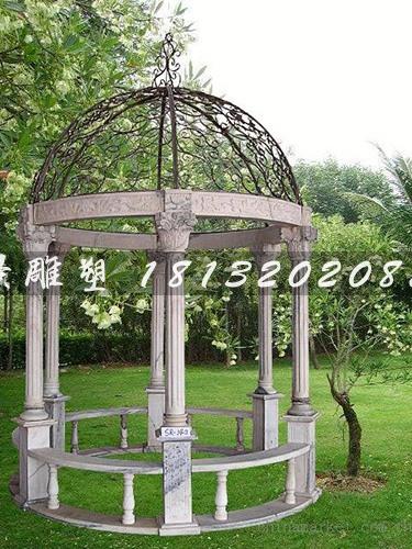 石頭涼亭，石雕涼亭