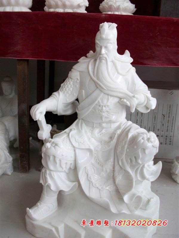 關(guān)二爺石雕，漢白玉關(guān)二爺?shù)袼? />
                    <div   id=