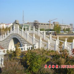 石雕欄桿，漢白玉欄桿雕塑
