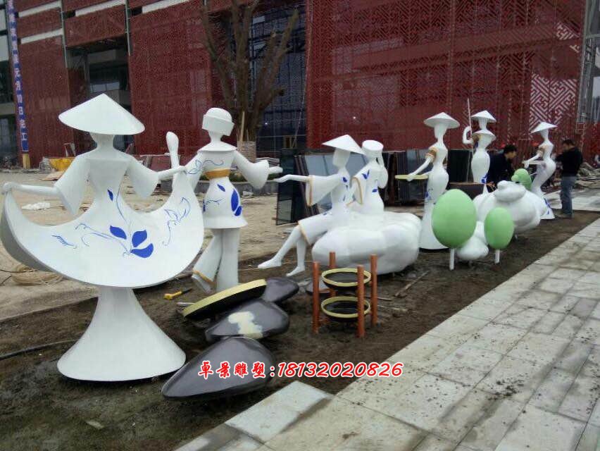 不銹鋼人物雕塑，不銹鋼人雕塑 (2)
