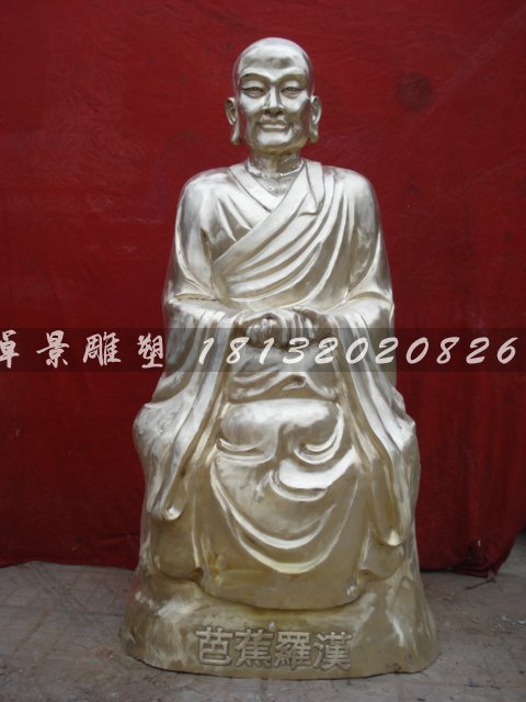 十八羅漢銅雕，鑄銅十八羅漢雕塑 (8)