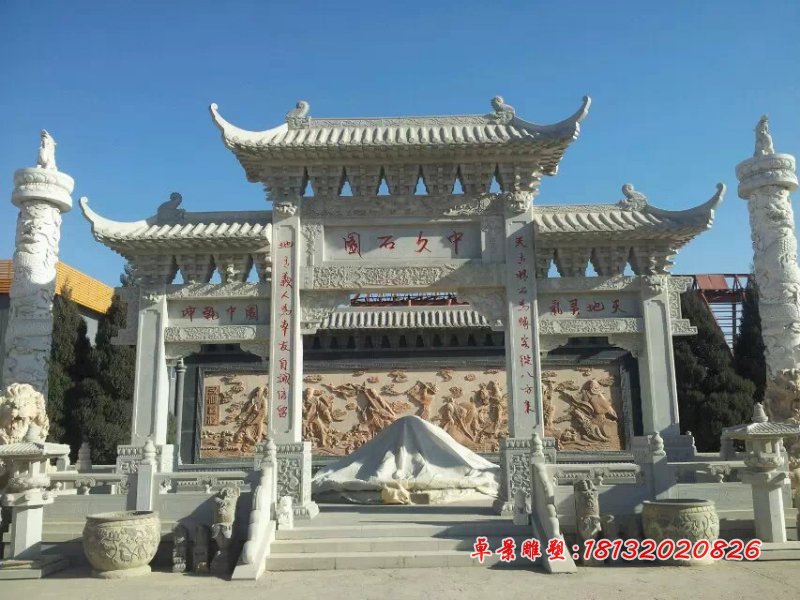 牌樓，大理石牌樓