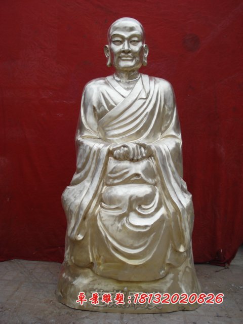 十八羅漢銅雕，鑄銅十八羅漢雕塑 (8)