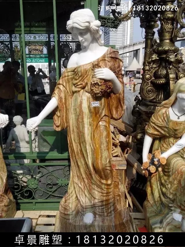 西方人物石雕，西方美女石雕 (1)