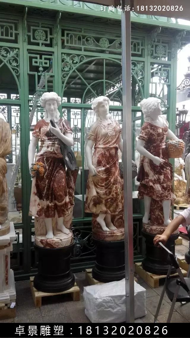 西方人物石雕，西方美女石雕 (6)