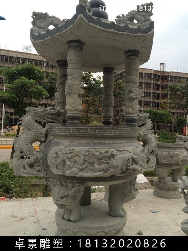 石香爐，仿古石香爐