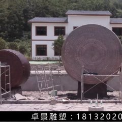 銅鼓，鑄銅鼓雕塑