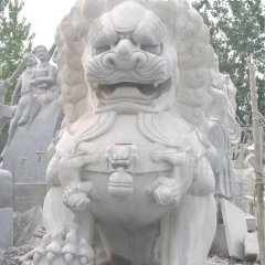 北京獅石雕，漢白玉獅子雕塑