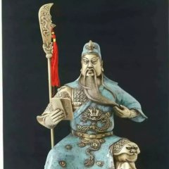 關(guān)帝圣君銅雕，鑄銅關(guān)帝圣君雕塑