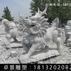 麒麟石雕，仿古麒麟雕塑