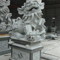 獅子石雕，仿古獅子雕塑