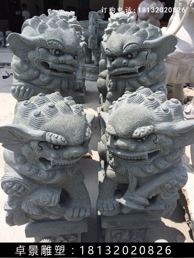 獅子石雕，仿古獅子雕塑 (2)