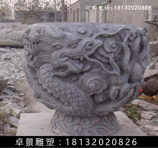 石水缸，仿古石水缸 (4)