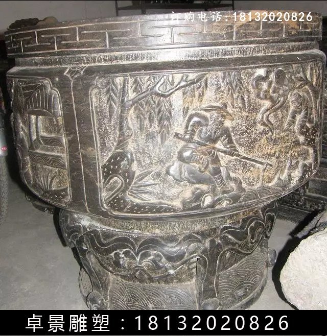 石水缸，仿古石水缸 (7)