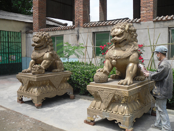 北京獅銅雕，獅子銅雕，鑄銅獅子雕塑