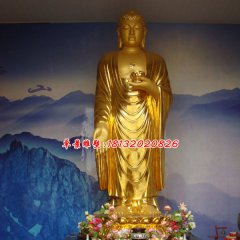 佛像銅雕，鎏金佛像銅雕