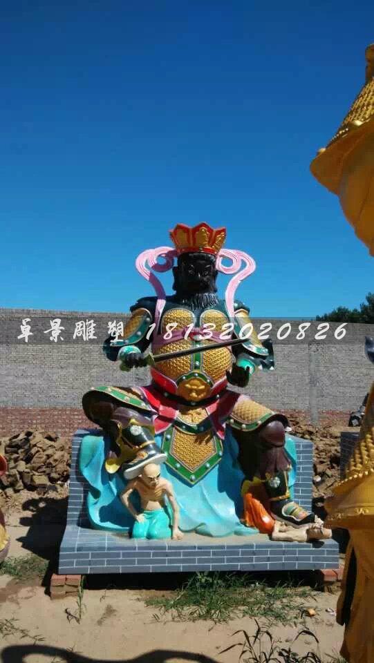 玻璃鋼四大天王雕塑，玻璃鋼神仙雕塑 (3)
