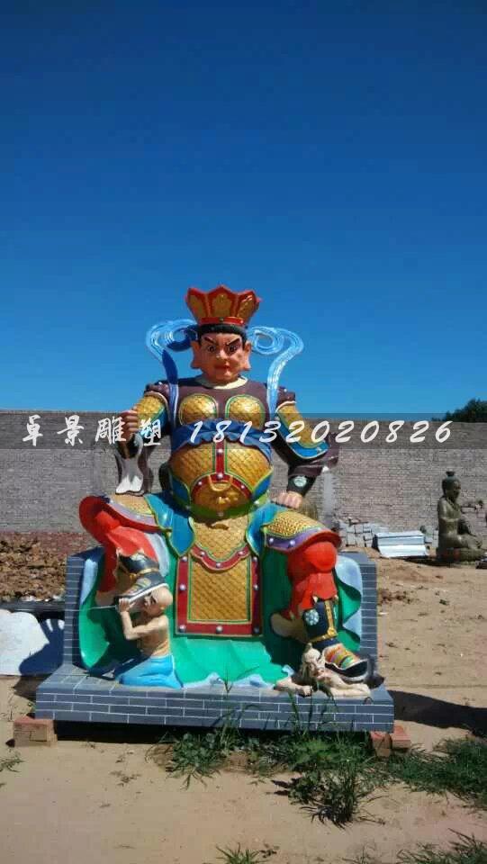 玻璃鋼四大天王雕塑，玻璃鋼神仙雕塑 (2)