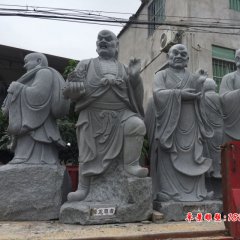 十八羅漢石雕，大理石十八羅漢石雕