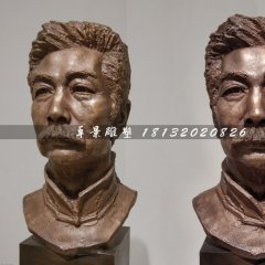 魯迅銅雕，校園名人銅雕