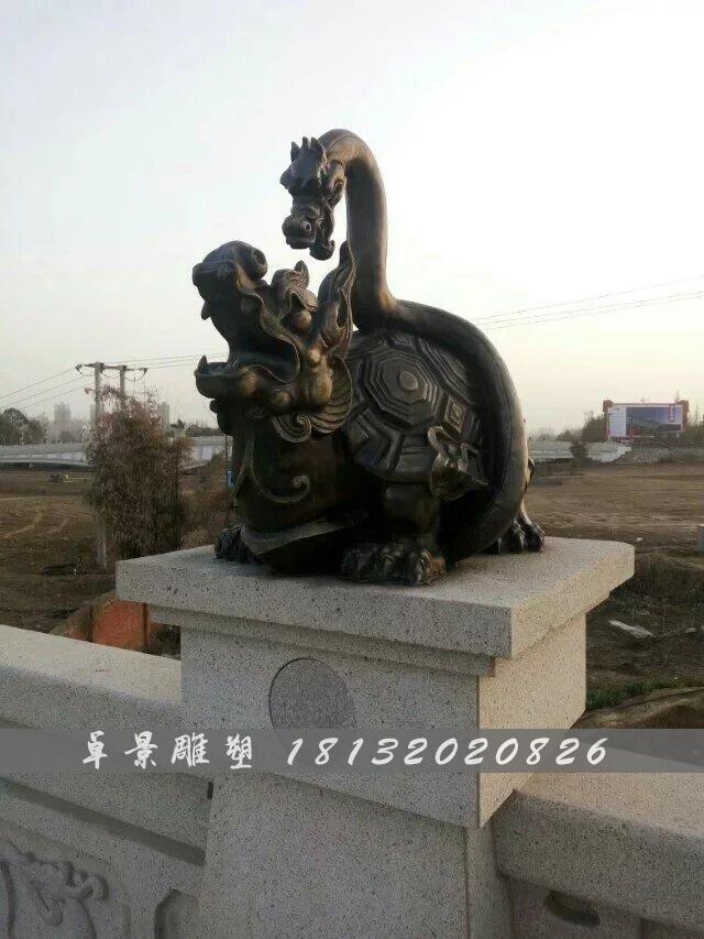 龍龜銅雕，鑄銅龍龜?shù)袼?(1)