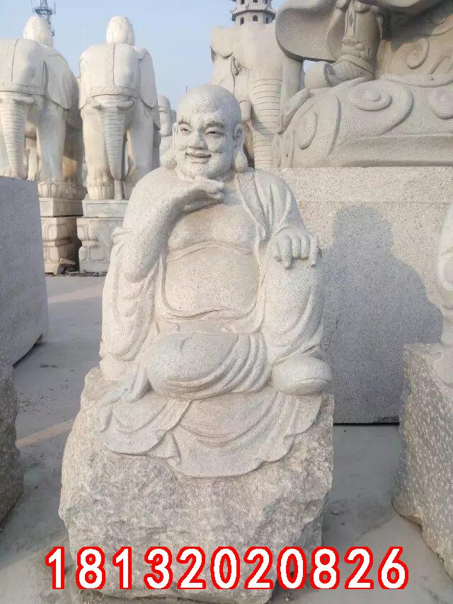 十八羅漢石雕，漢白玉十八羅漢雕塑 (1)