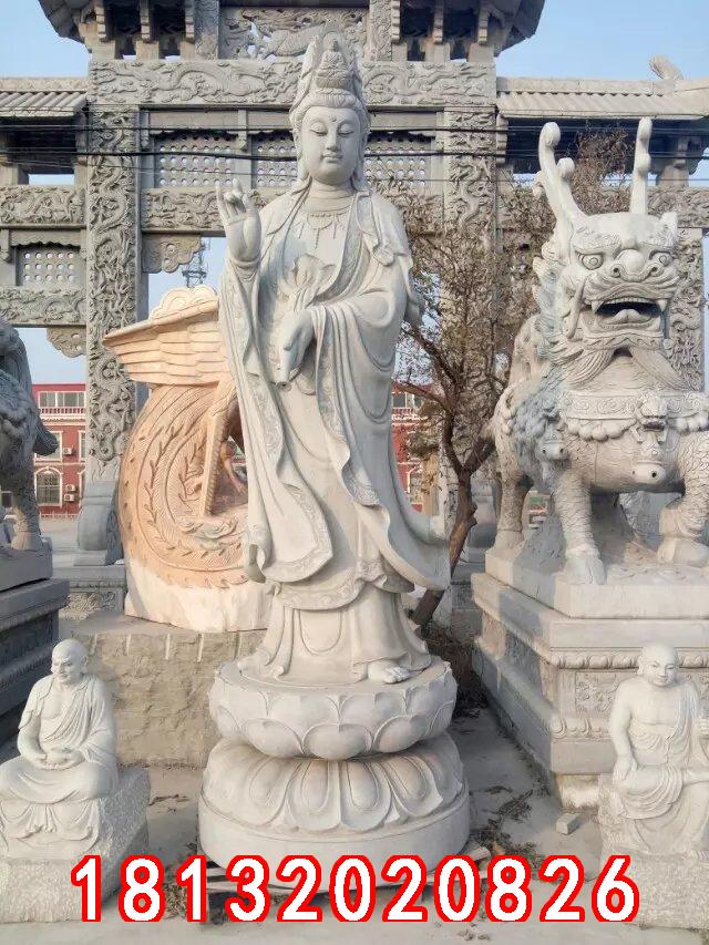 十八羅漢石雕，漢白玉十八羅漢雕塑 (2)