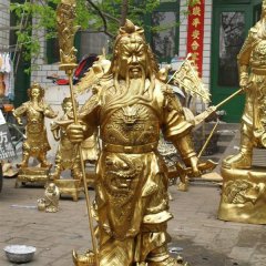 關(guān)公銅雕，鑄銅關(guān)公雕塑