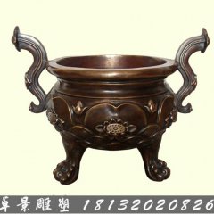 銅爐，銅荷花爐