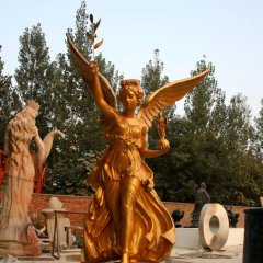 和平女神銅雕，鑄銅和平女神雕塑