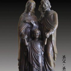 圣父圣母圣子銅雕，人物銅雕