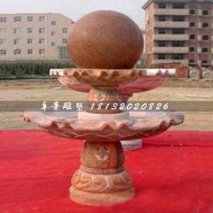 石頭風(fēng)水球，石雕風(fēng)水球雕塑