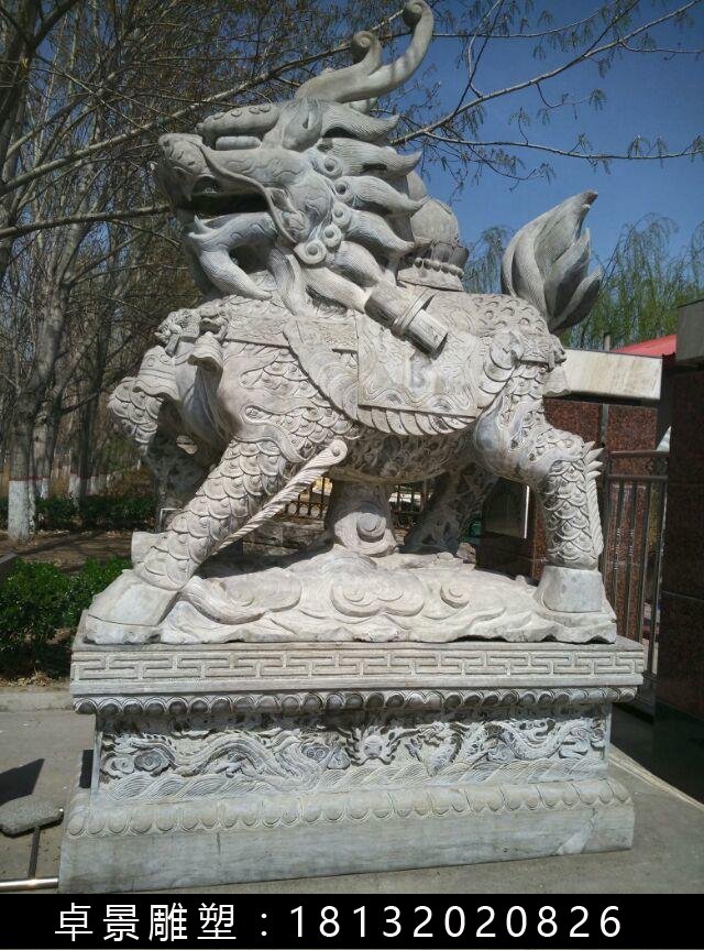 麒麟石雕，仿古麒麟石雕 (2)