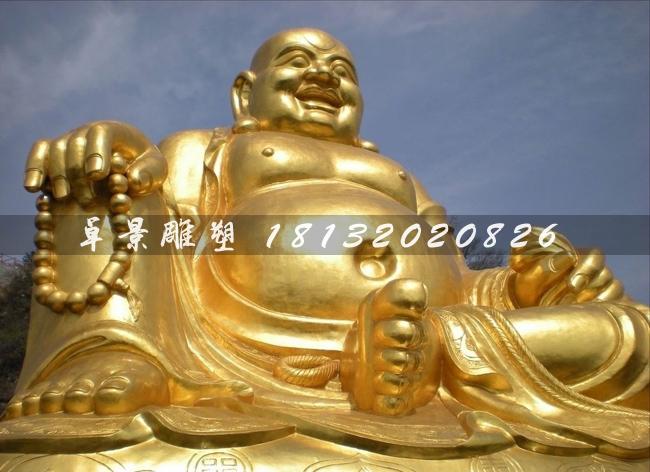 彌勒佛銅雕，銅佛像