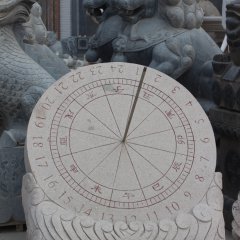 石頭日晷，石雕日晷雕刻