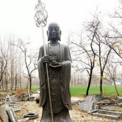石佛像，地藏王菩薩石雕