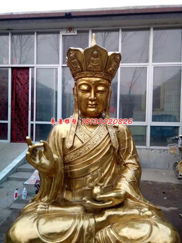 地藏王菩薩銅雕,鑄銅地藏王菩薩雕塑 (1)