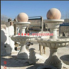 風(fēng)水球噴泉，石雕噴泉雕塑