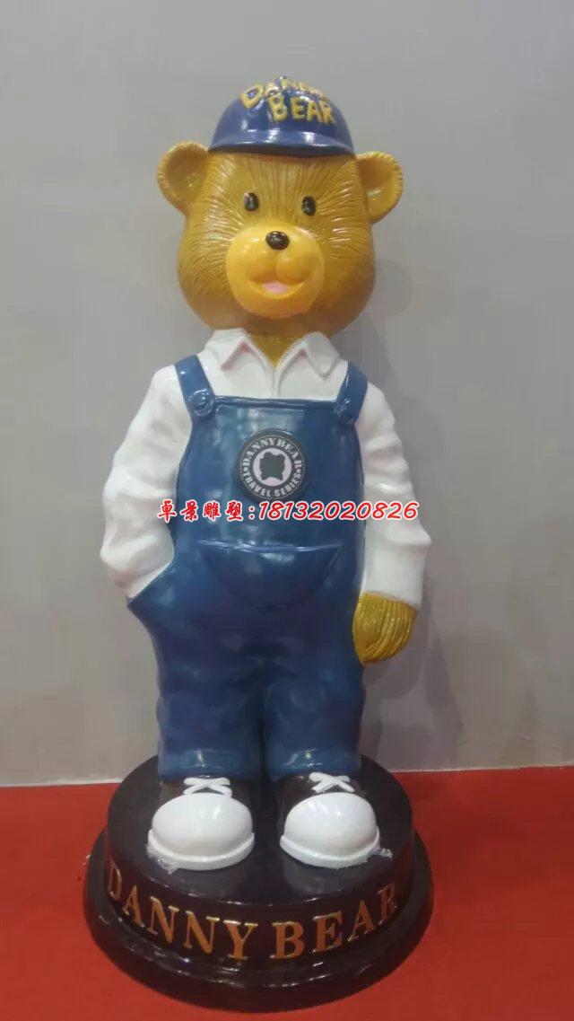 玻璃鋼小熊雕塑，卡通動(dòng)物雕塑 (3)
