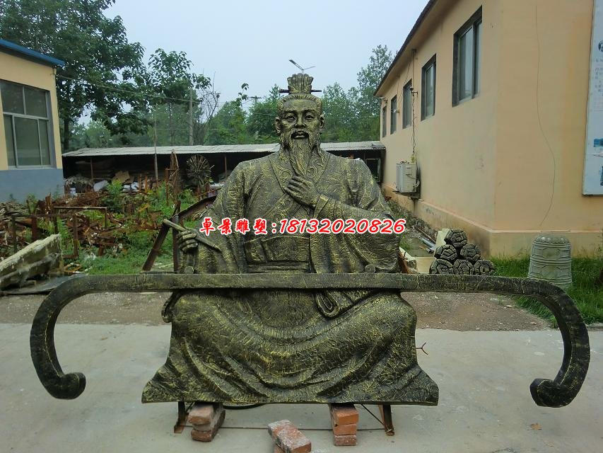 古代人物銅雕，廣場(chǎng)景觀銅雕