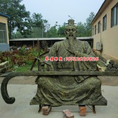 古代人物銅雕，廣場景觀銅雕
